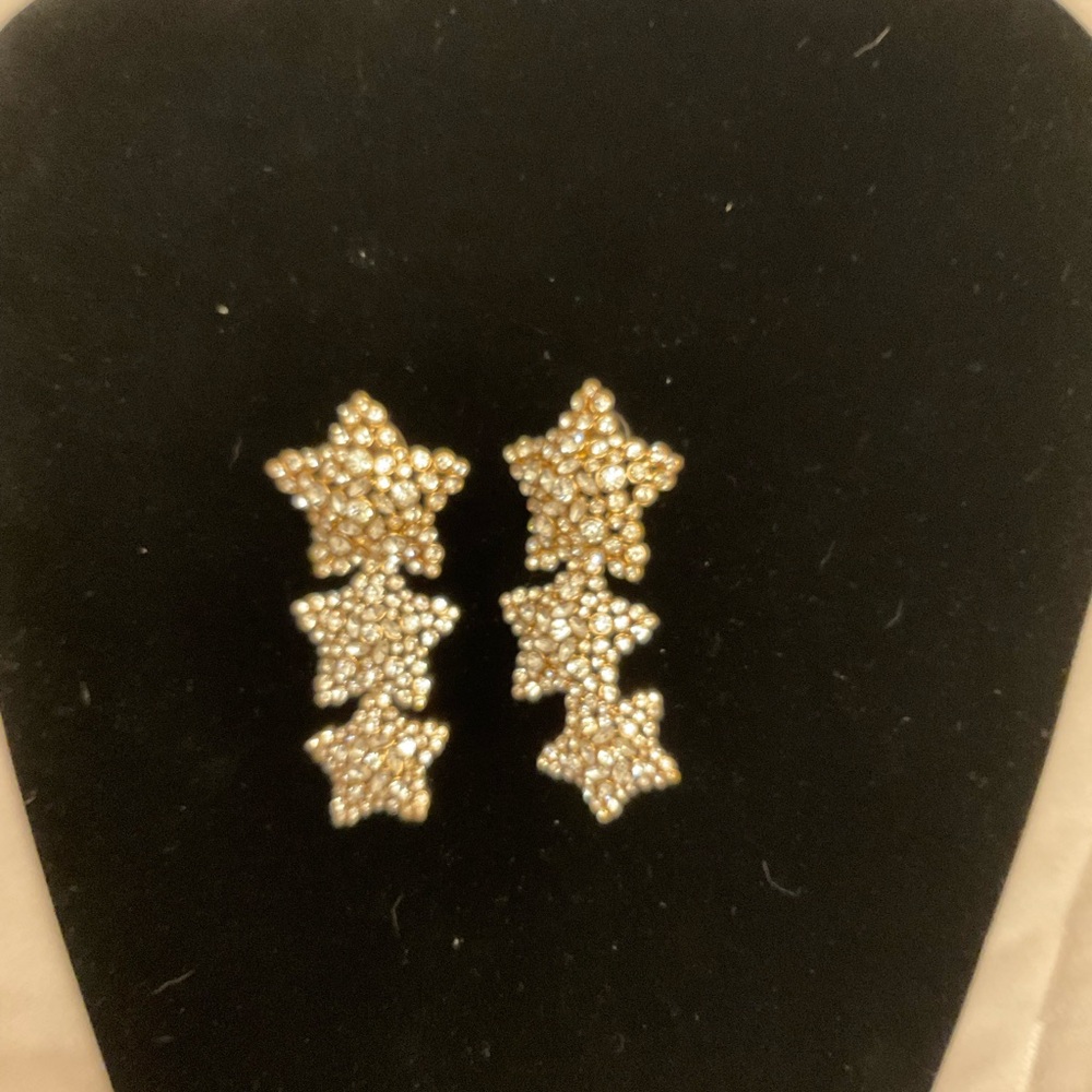 Kate Spade Gold Star Cluster Earrings